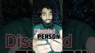 Disabled person||subscribe our channel #searchfeed #islamicvideos #shorts #disableperson #disabled