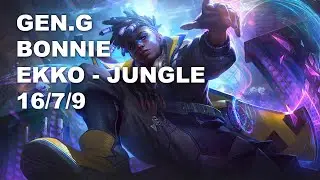 Gen.G Bonnie Jungle Ekko vs Karthus - KR Grandmaster Patch 10.9