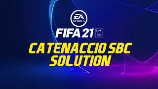Catenaccio SBC - CHEAPEST METHOD!!! |FIFA 21