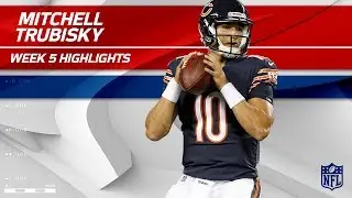 Every Mitchell Trubisky Play from 1st Career Start! | Vikings vs. Bears | Wk 5 Player Highlights