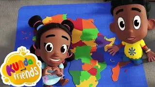 Chanson d'Afrique | Vid&eacute;os &eacute;ducatives pour la maternelle | Les enfants d&eacute;couvrent le monde
