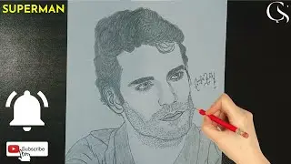 DRAWING HENRY CAVILL | SUPERMAN | Using 2B Pencil Only | Creativity Secrets