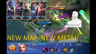 New Map 2019 rotation in Mythic Glory! Odette back in Meta? | MGt ᵂᴵᶻᴷᴱᴿˢ | Mobile Legends