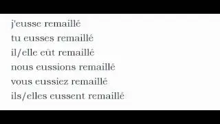 Conjugate French verb #  Remailler = remesh
