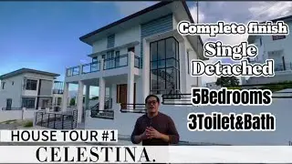 Most affordable 5 bedrooms| Single detached house|Modern design Celestina model Demeterland projects