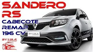 SANDERO RS com CABE&Ccedil;OTE ByLula, REMAP chega a 196cv!