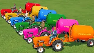 Colors Of Tractor | Transport Mini Water Tanker In Fs22 | Farming Simulator 22 |