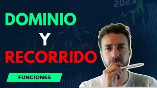 ▶️ DOMINIO FUNCIONES [Recorrido, Crecimiento, Decrecimiento...] ¡Ejercicio EXPLICADO!🤓👩‍🏫