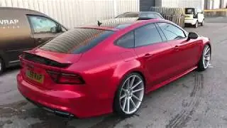 Vehicle Wrapping in Manchester Audi A7 Full Car Wrap