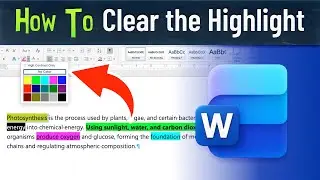 How to Clear Text Highlighting in Microsoft Word (Remove Color)