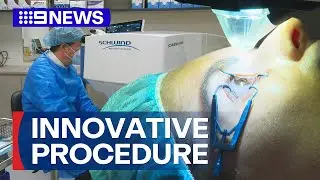 New laser eye treatment helps legally blind woman see again | 9 News Australia