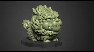 Dragon model for 3d printing