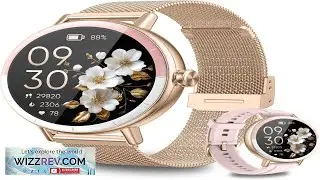 KEEPONFIT Smart Watches for Women Android iPhone IP68 Waterproof Fitness Tracker