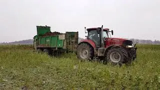 Mist Streuen 2018 mit Case Puma 240 CVX und Tebbe HS 200 und Atlas 95