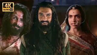 अलाउद्दीन के चंगुल से कैसे बचाएंगी महारानी पद्मावती महाराज रावल रतन को? Padmaavat Movie Scene in 4K