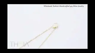 Plain Tiny Hamsa Pendant Necklace Turkish Wholesale 925 Sterling Silver Jewelry