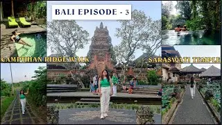 Bali Episode 3 | Saraswati temple | Campuhan Ridge Walk | #bali #balivlog #travelvlog  #ubud