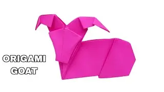 I Made a Paper Goat !! Origami animal !! Origami goat