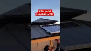 Solar Panel Installation | 100w | Coleman | #solar #renewable-energy  #solarpower #coleman