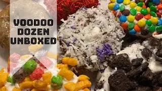 Unboxing a Voodoo Dozen from Voodoo Doughnuts in Portland, Oregon