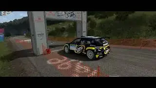 Assetto Corsa Rally Roure – Beuil downhill tv cam firs run grip 85% Skoda Fabia RS