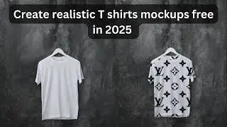 create realistic T.shirts mockups 2025 free
