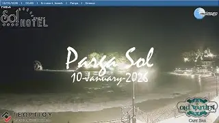 🐻&zwj;❄️ 10-January-2026, Parga Greece Sol Camera Timelapses.gr 🇬🇷