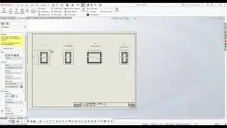 Плагин STPanel для SOLIDWORKS. Команда 3 - Выравнивание видов. STPanel. Command Align views.