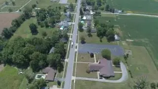 Drone fly over video of the north end of Sherwood, OH