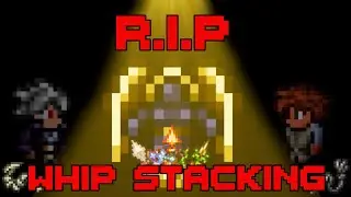 Adi&oacute;s al WHIP STACKING - El NERFEO m&aacute;s doloroso de terraria 1.4.5 😔