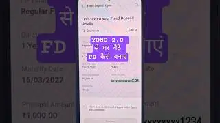 YONO 2.0 App Se FD Kaise Banaye? | 3 Minute Me Fixed Deposit banana sikhey