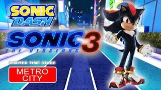 Sonic Dash: Sonic The Hedgehog 3 Event Metro City