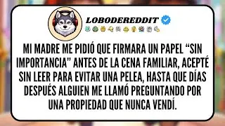 Mi MADRE me Pidió que Firmara un papel “Sin Importancia” antes de la cena familiar, acepté sin...