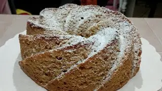 Panque o Biscocho de vainilla sin batidora electrica 