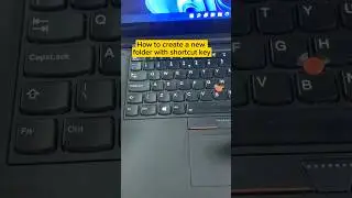 How to create a new folder with shortcut key #shorts #youtubeshorts
