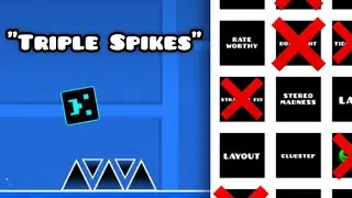 Recent Tab BINGO! - Geometry Dash 2.205