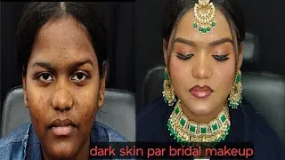 Dark skin per bridal makeup kaise karen step by step bridal makeup tutorial