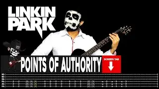 【LINKIN PARK】[ Points Of Authority ] cover by Masuka | LESSON | GUITAR TAB
