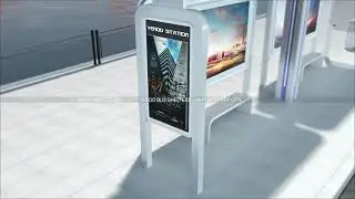 Solar bus shelter