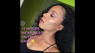12 HOUR WEAR TEST ON BECCA ULTIMATE COVERAGE 24 HOUR FOUNDATION MAPLE (OILY SKIN)