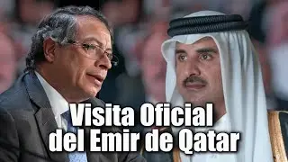 🎥Presidente Gustavo Petro: Visita Oficial del Emir Tamim bin Hamad Al-Thani de Qatar Casa de Nariño👇