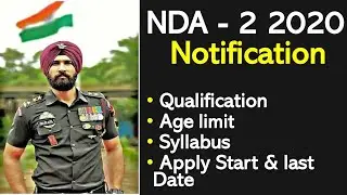 NDA(National Defence Academy) recruitment Notification Out 2020| Joined NDA 2020| #Jobs_4U