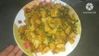 Tasty or mazadar si aloo gobhi or matar ki sabji 😋🫕