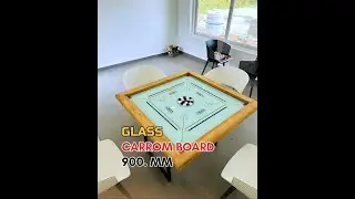 glass Carrom Board.    …..#carrom