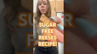HEALTHY SUGAR FREE REESE&rsquo;S#recipe#reeses#sugarfree#healthyrecipes#sugarfreerecipe#diy#treat#tutorial