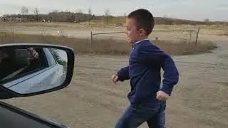 Graham Races a Car on Foot