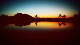 Fishing in Thailand @ Jurassic Mountain Resort and Fishing Park: Sunset at Jurassic Mountain Resort