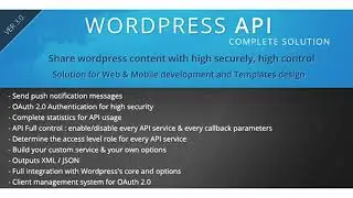 SMIO Wordpress API Complete Solution | Codecanyon Scripts and Snippets