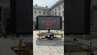 JUSTIN BRICE GUARIGLIA, REDUCE SPEED NOW!, Somerset House, London, 2019
