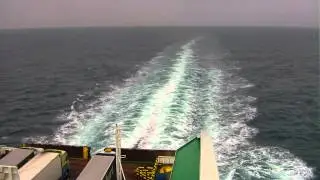 Crossing the Irish sea on the Ulysses Ferry